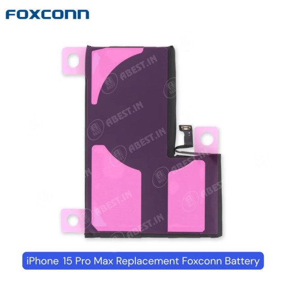 Foxconn Replacement Battery for iPhone 15 Pro Max - High Capacity